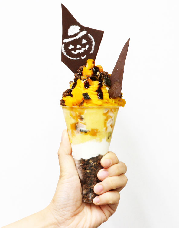 ゴーストパンプキンパフェ